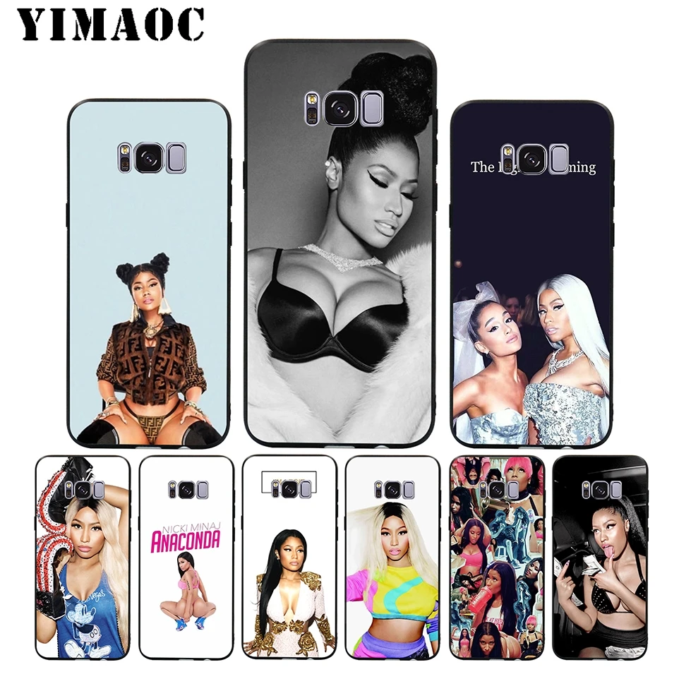 YIMAOC A44 Nicki Minaj Bad Girl Soft Silicone Case for Samsung Galaxy S9 S8 A6 Plus 2018 S7 S6 Edge A5 A3 2017 2016 Note 8 9 |