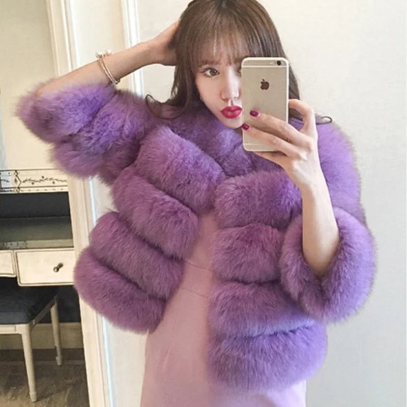 UPPIN пальто женское большой Размеры Для женщин 2018 Новинка зимы модные розовые из