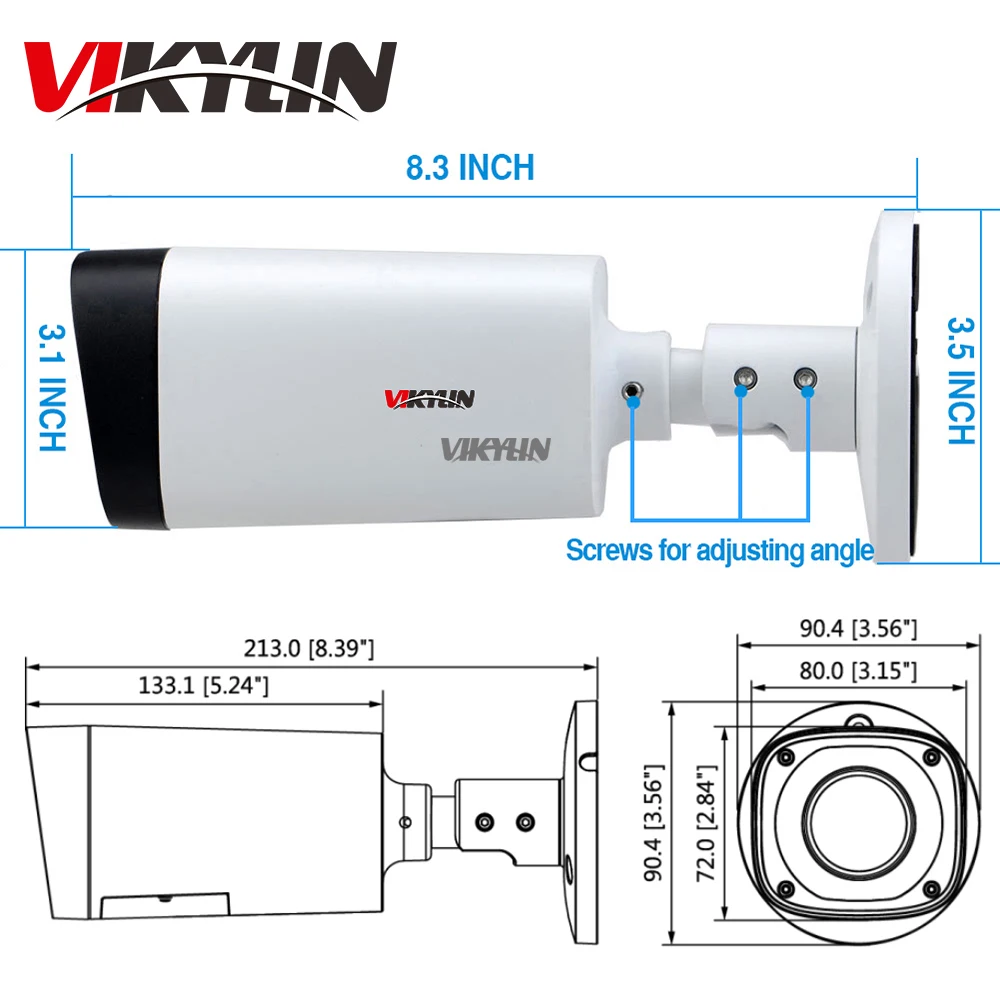Vikylin IPC HFW4431R Z 4MP Ночная ip камера 2 7 ~ 12 мм VF объектив с переменным фокусным