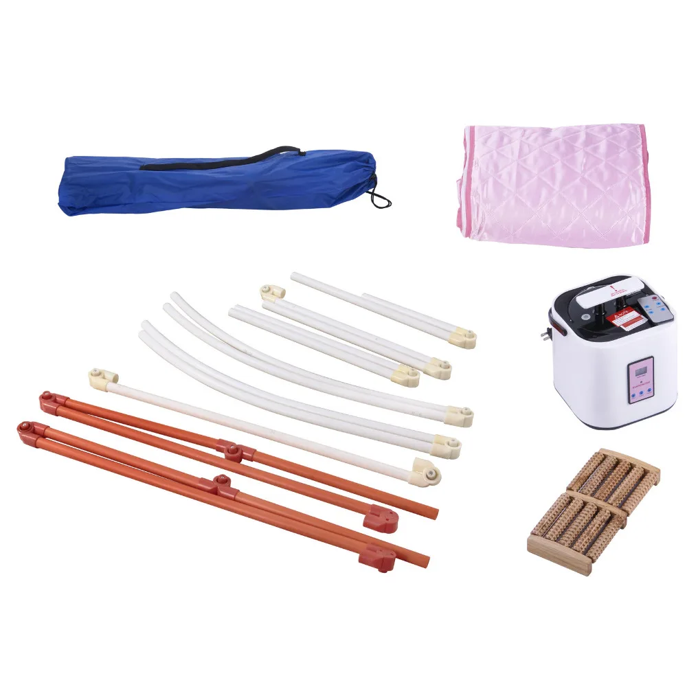 Портативный Домашний Паровая Сауна Спа-Центр С Стул Потеря Веса Баня Крытый