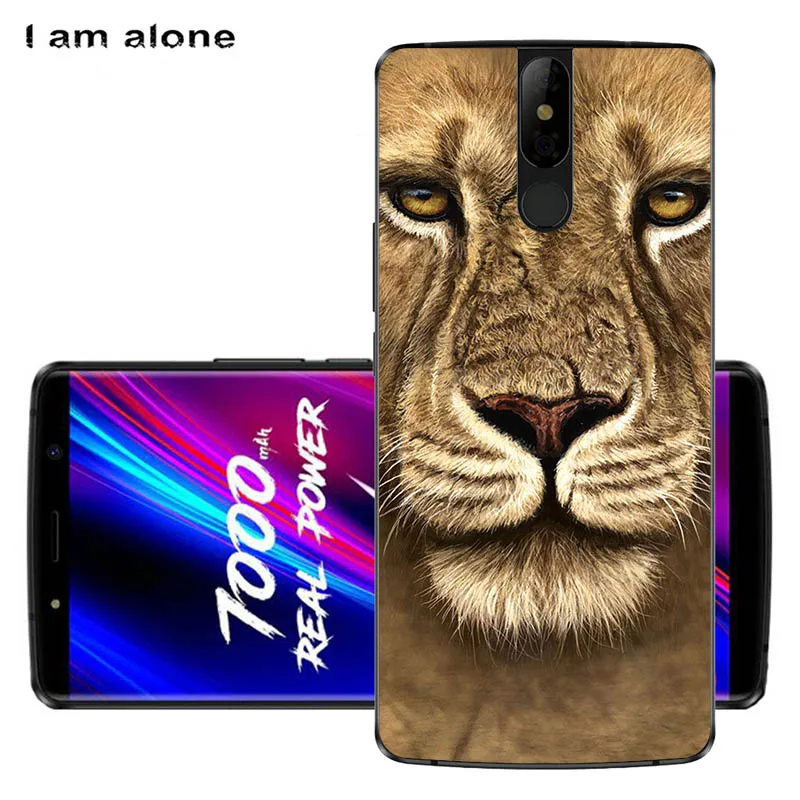 Чехлы для телефонов с надписью I am alone для Leagoo power 5, 5,99 дюйма, мягкие чехлы из ТПУ для мобильных телефонов с мультяшным принтом для Leagoo power, 5 сумок - Цвет: TPU C42