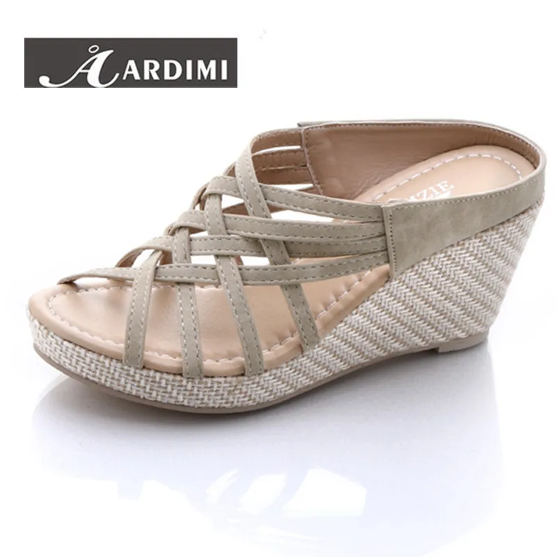 Summer 2017 gladiator slippers for women fashion solid sandals platform shoes peep toe female footwear | Обувь