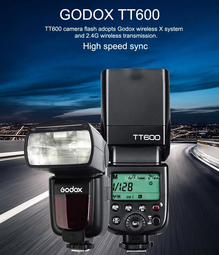 Godox TT600 TT600S 2,4G Беспроводная камера Вспышка Speedlite+ X1T-N/C/S/F/O передатчик для Nikon Canon sony Fuji Olympus Panasonic