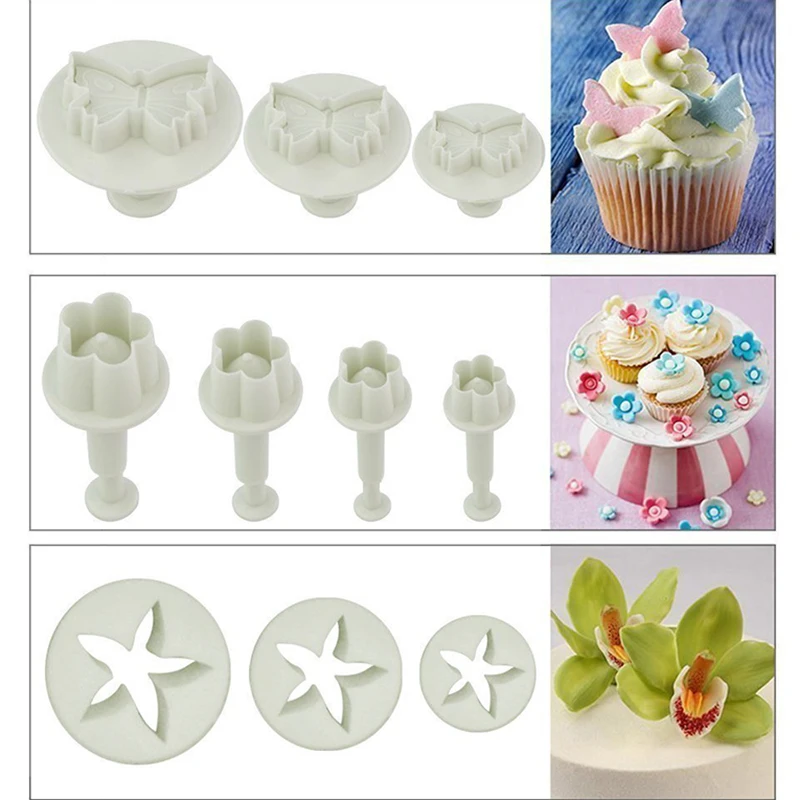 68 шт./компл. пищевая пластиковая DIY Форма для помадки на торт форма торта печенья