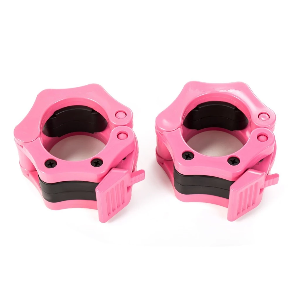 1 пара Олимпийские зажимы штанги для фитнеса и тяжелой атлетики|barbell collar|olympic barbell