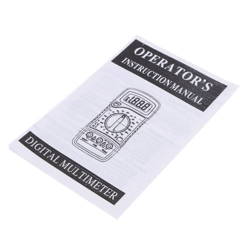 Портативный цифровой мультиметр с подсветкой амперметр переменного/постоянного