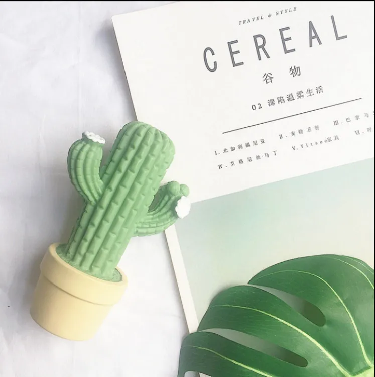 Новинка 2019 креативный Ночной светильник в горшках С КАКТУСОМ украшение для
