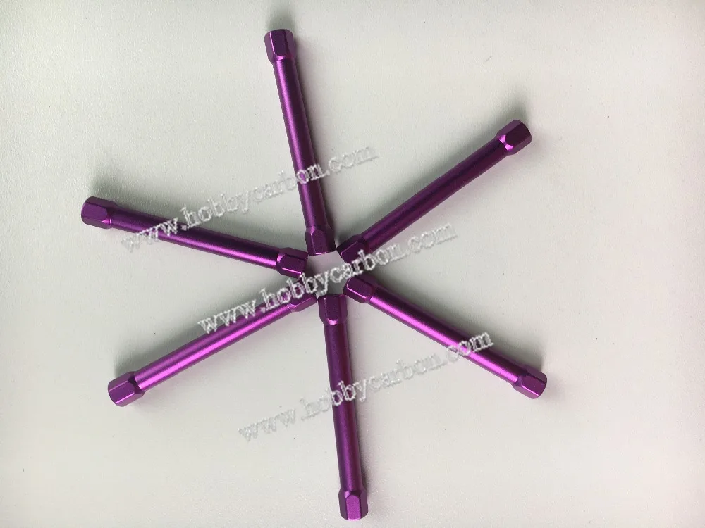 HOBBY CARBON M5x8.0x70mm анодированный алюминий круглый шаг стоек распорку с опорой для