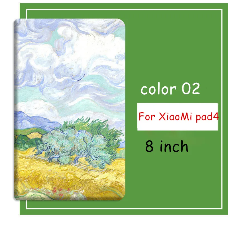 for Mipad4 8inch 02 Mi pad4 plus 10 буквенный Магнитный флип-чехол с масляной росписью для Xiaomi mi Pad 4 Plus pc tablet 10," 8,0 защитный чехол smart Cover - Цвет: for Mipad4 8inch 02