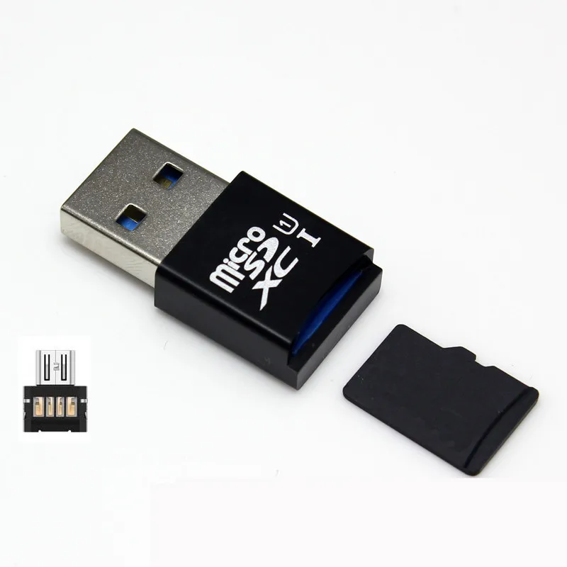USB 3 0 интерфейс 5 Гбит/с MINI Супер Скоростной + OTG Micro SD/SDXC TF кардридер адаптер для Windows