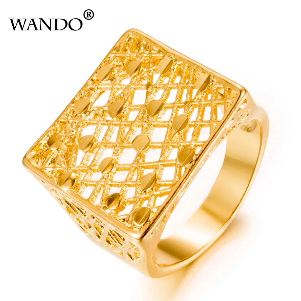 Эфиопия Дубай Золотое обручальное кольцо для женщин девушек Новое