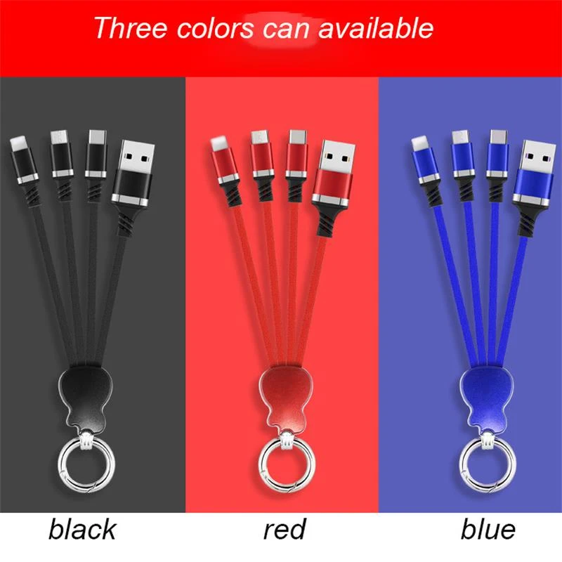 Красивая гитара Мульти 3 в 1 Usb кабель гитара дизайн брелок синхронизации данных линия для samsung Iphone Android