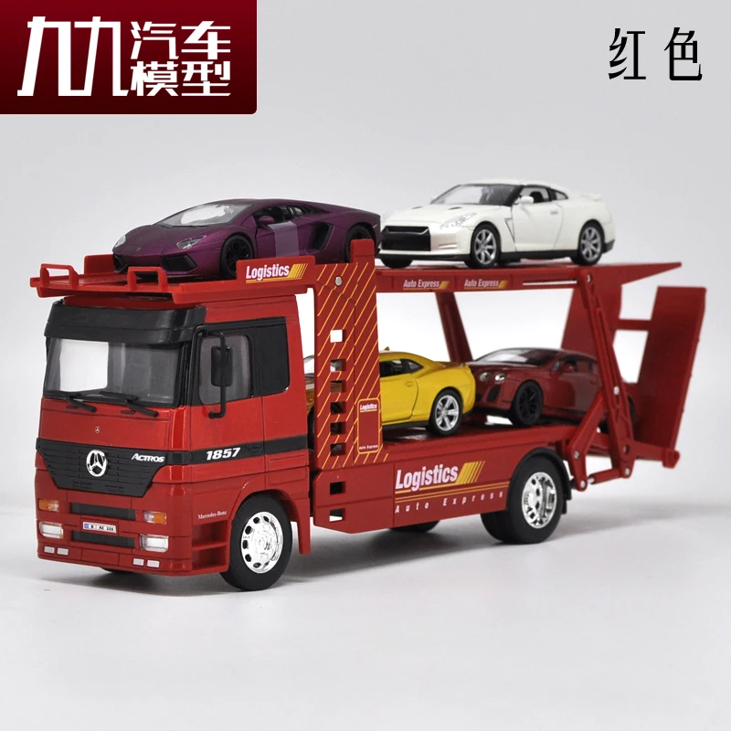 Give away 4 cars 1/32 Новые Специальные Литые металлические настольные демонстрационные модели для грузовиков, игрушки для детей - Цвет: Give away 4 cars