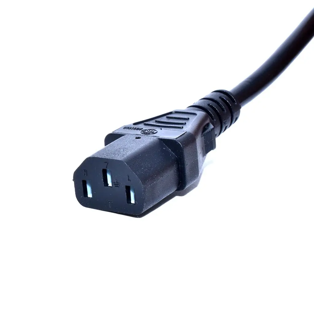 Порошковые шнуры SJT женские IEC 320 C13 ROJ в полоску и сохранены