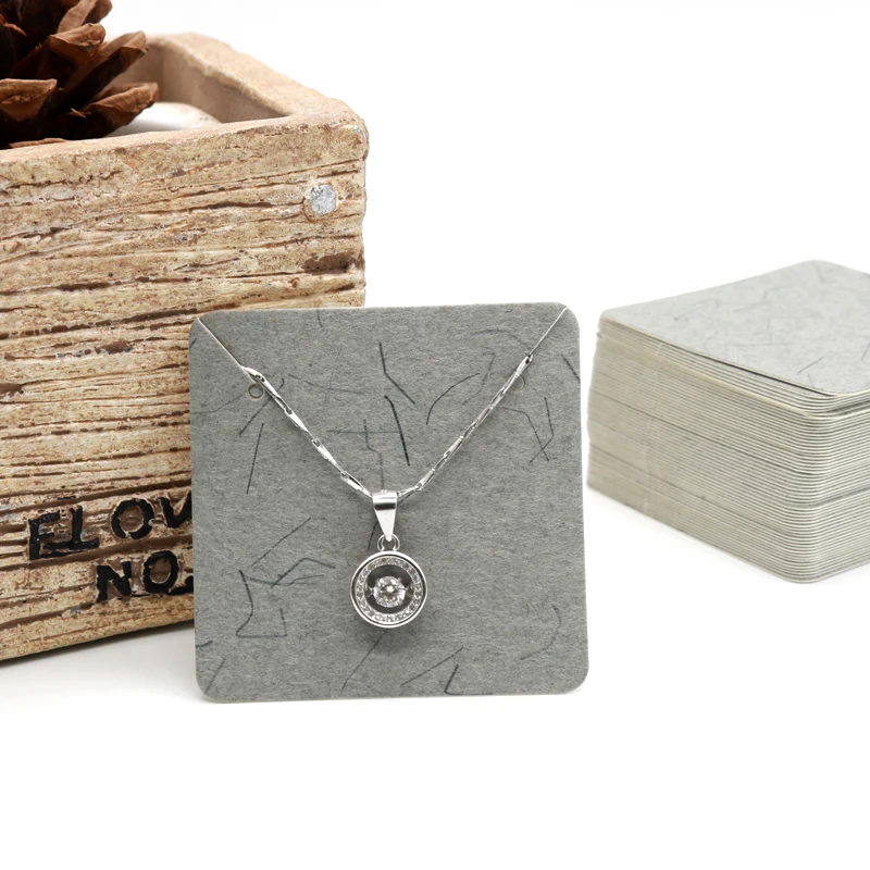 100 шт./лот Пустые Картонные витрины для ювелирных браслетов 5 х5 см картонные