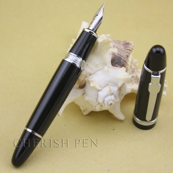 Оптовая продажа Jinhao 159 хорошее качество черный и серебристый лак M NIB