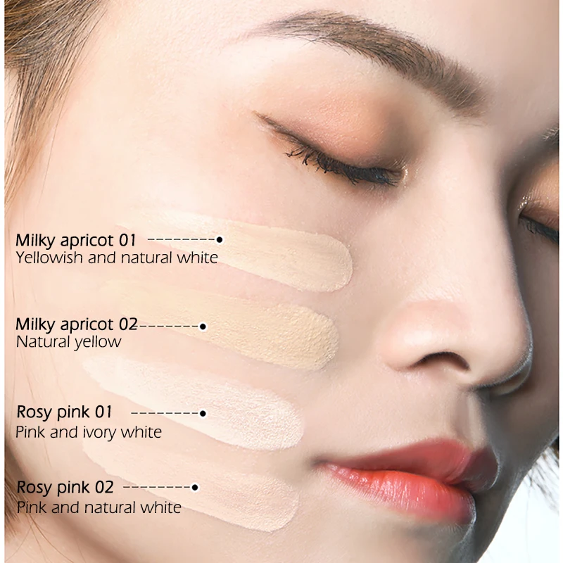 MEIKING Sunscreen Air Cushion BB CC Cream Glycerine Brighten Concealer Moisturizing Face Cream Foundation Makeup Bare Whitening
