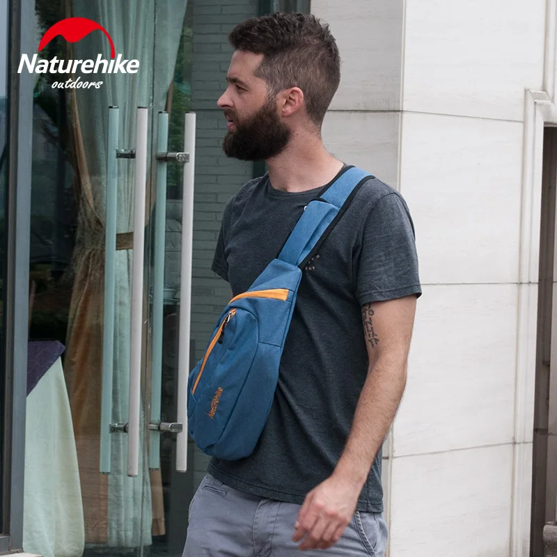 Мужская нагрудная сумка Naturehike ранец на одно плечо рюкзак для кемпинга походов