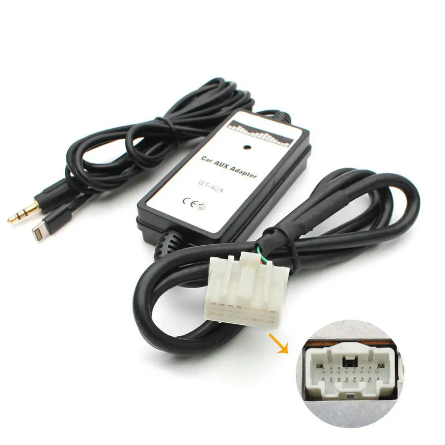 Автомобильный адаптер 12pin USB SD-карта Aux-in mp3-плеер радио интерфейс для Mazda |