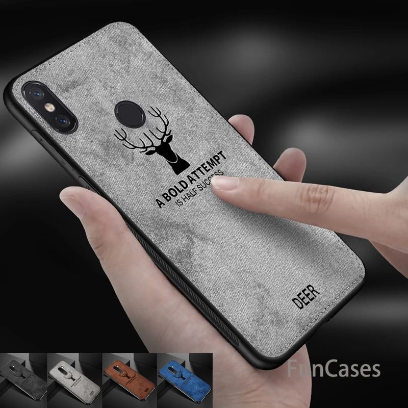 Чехол для Xiao mi Red Note 6 Pro 5 Pocophone F1 тканевый чехол с оленем Xio 8 Lite A2 Max 3 2 | Мобильные