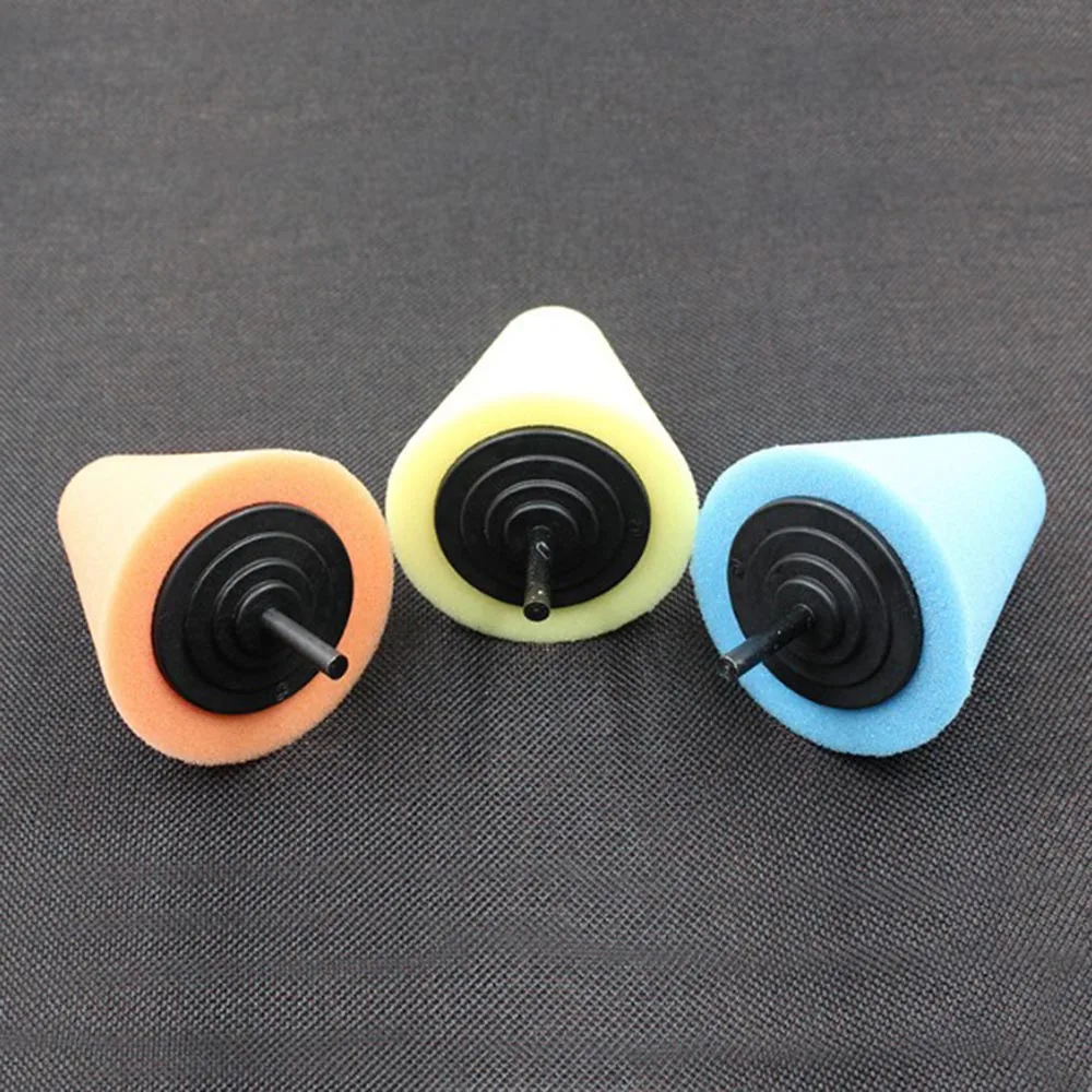 1 pcs Hot Polishing Foam Sponge Cone Pads For Car Wheel Hub Tool | Инструменты