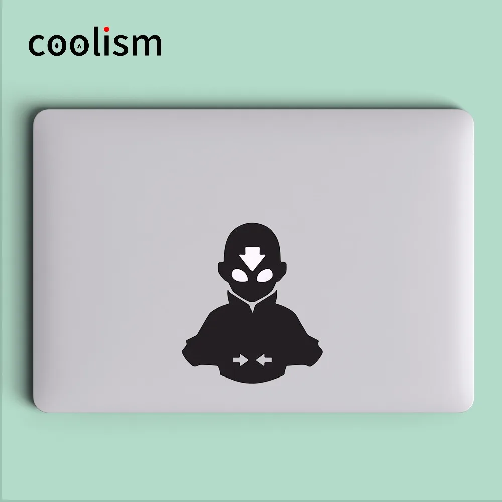 Последний Airbender Аватар аниме компьютер Ноутбук наклейка Стикеры для MacBook Air/Pro/retina 1" 12" 1" 15" Обложка кожи на ноутбук