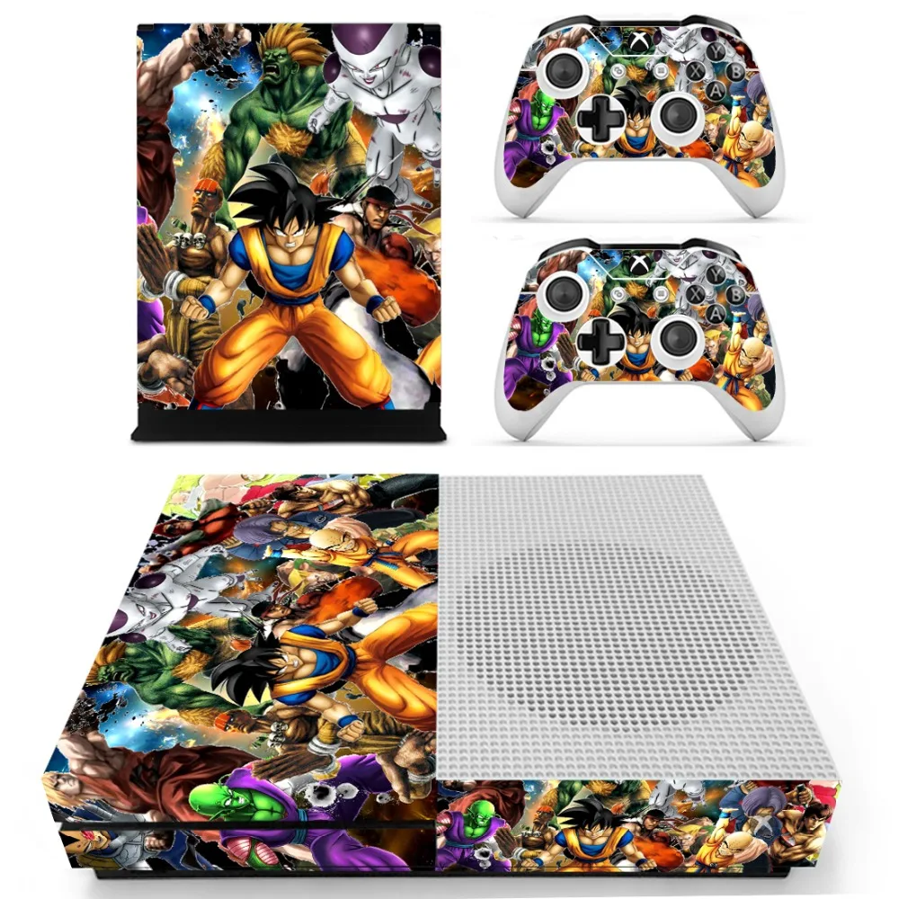 Виниловая наклейка Dragon Ball Super Z Goku для Xbox One S консоли и контроллеров Slim Skin|Наклейки|
