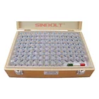 Sinbolt Калибр Набор, калиберная Пробка Набор, 2,000 мм -- 2,990 мм, 100 шт. + Pin-код Ручка датчика, быстрая доставка!