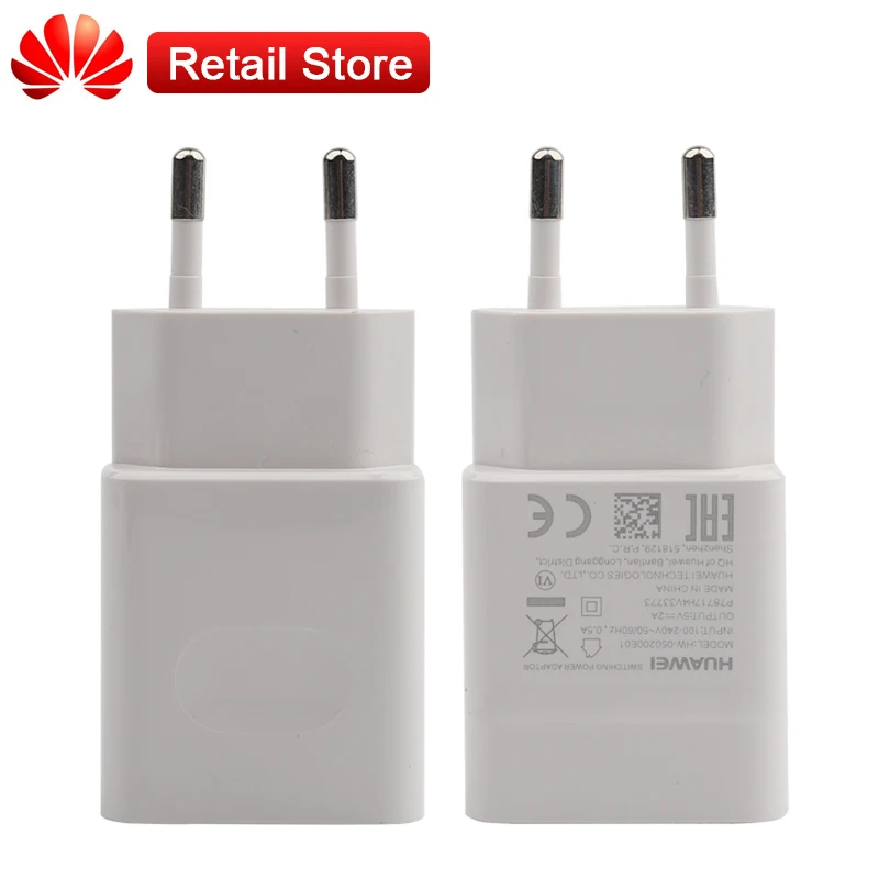 Оригинальный huawei ЕС зарядное устройство 5 В/2A 9 выход переносное для путешествий