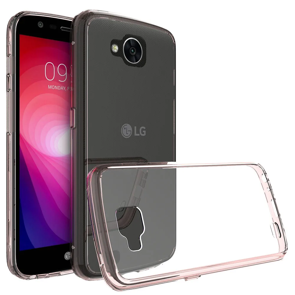 Для LG X Venture V9/X Calibur чехол ультра тонкий мягкий ТПУ Рамка Жесткий акриловый задний