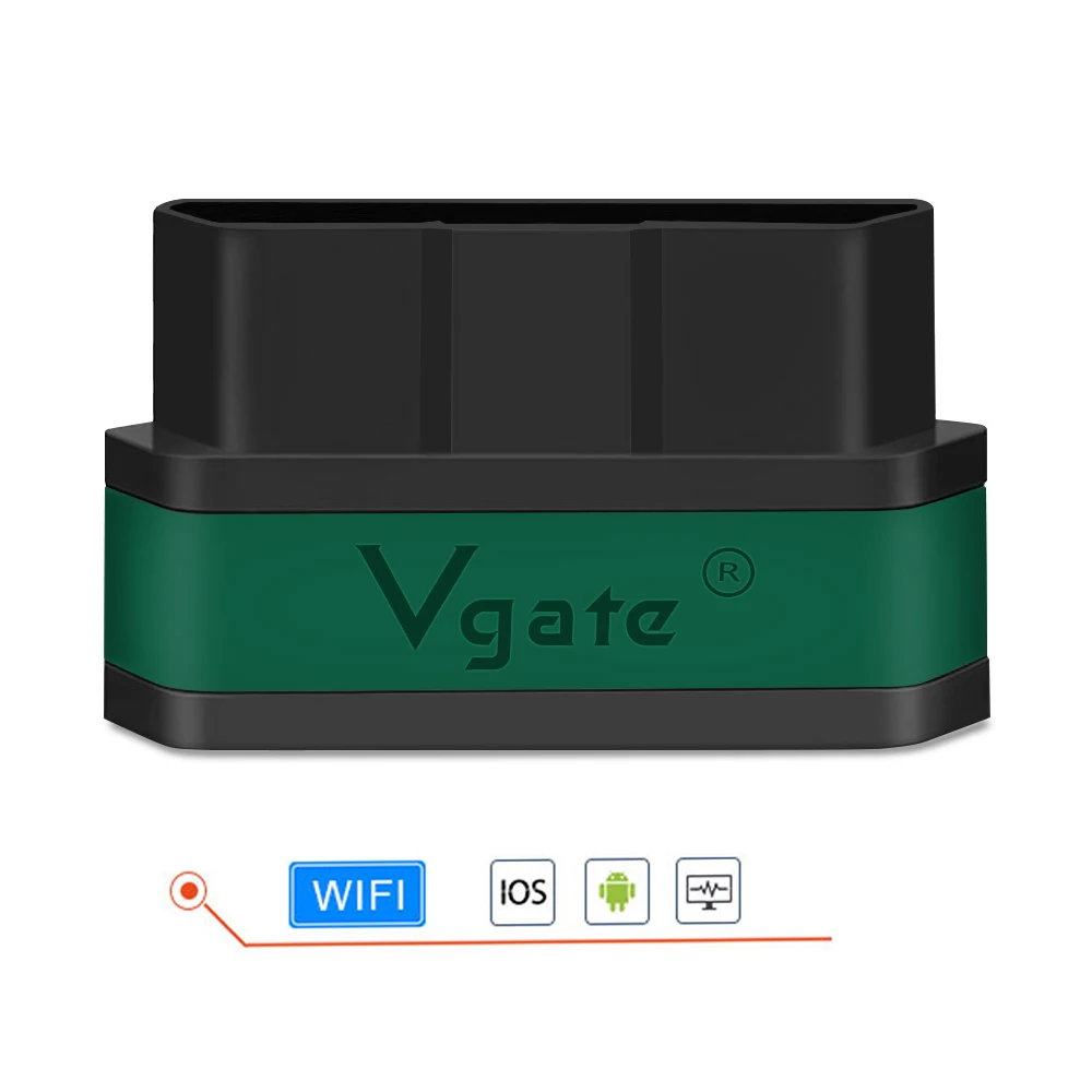 Vgate iCar2 V2.1 elm327 OBD2 Wifi Bluetooth сканер для Android/IOS Wi Fi iCar 2 автомобильный диагностический