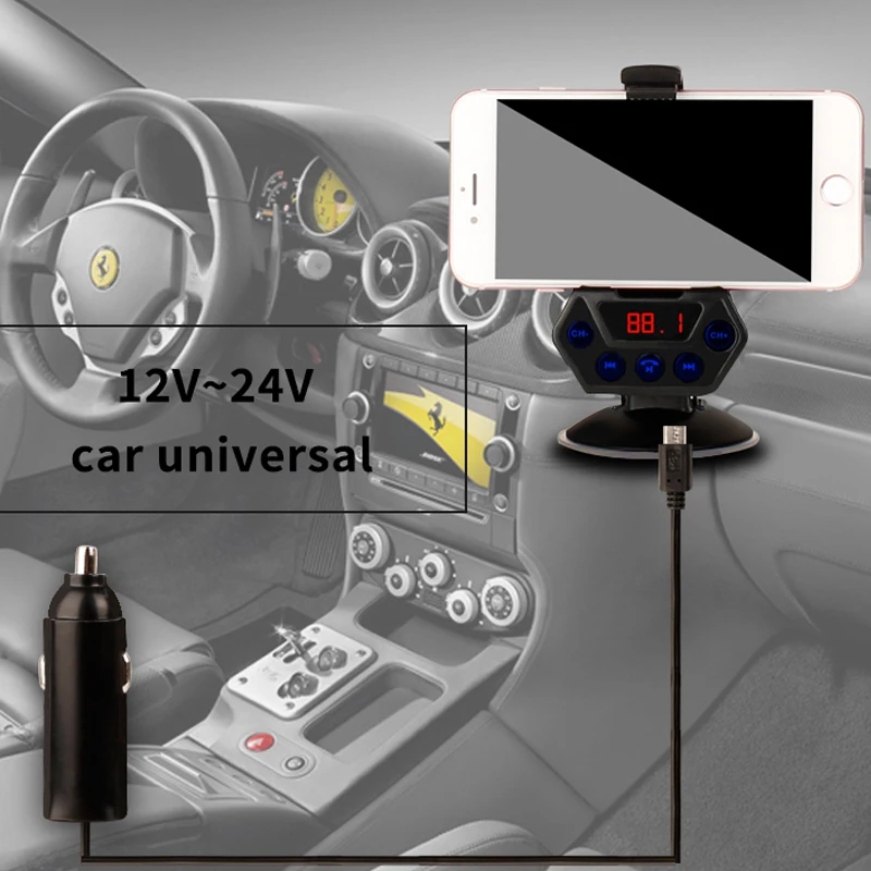 Автомобильный MP3 аудио плеер JINSERTA Bluetooth fm передатчик беспроводной модулятор