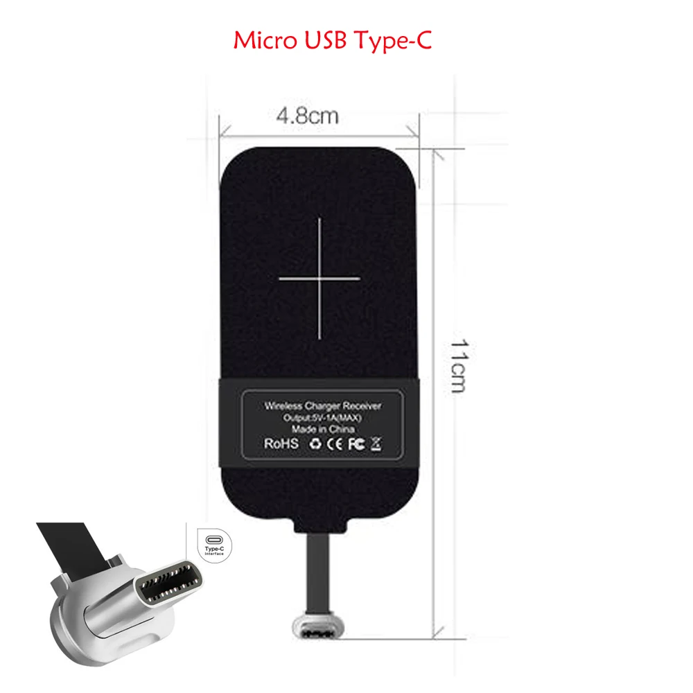 Универсальное беспроводное зарядное устройство Qi для iphone 7 Plus 5S SE 6 6S Nillkin Magic Tag Coil