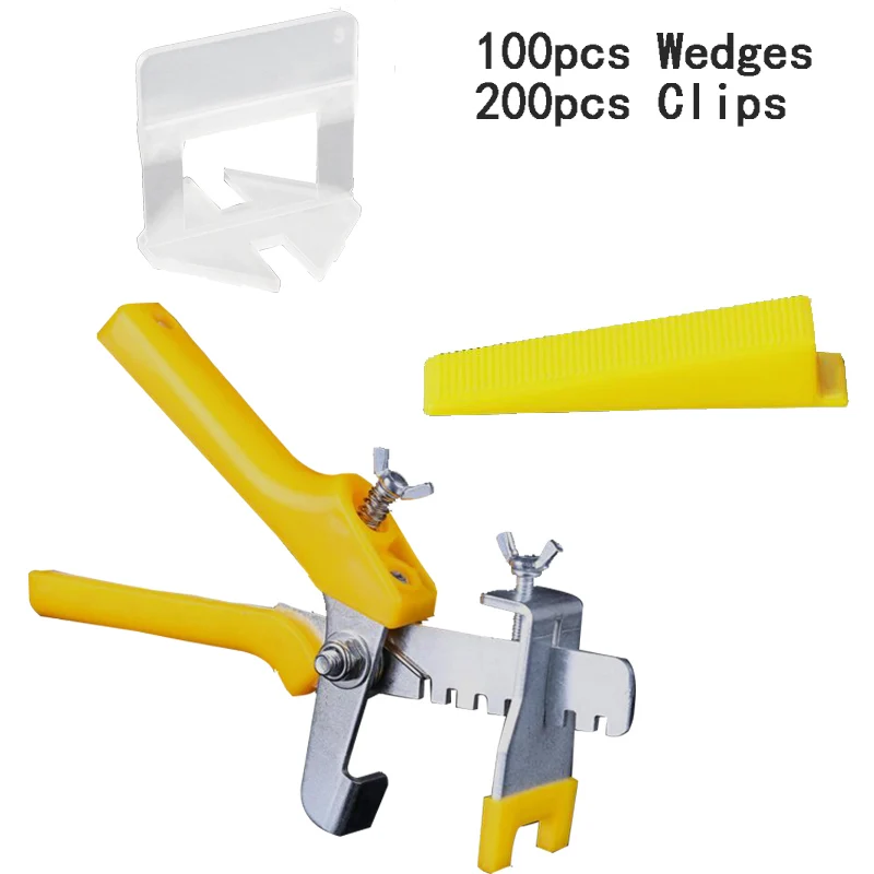 Система выравнивания керамической плитки выравниватель 100 клиньев 200 клипс