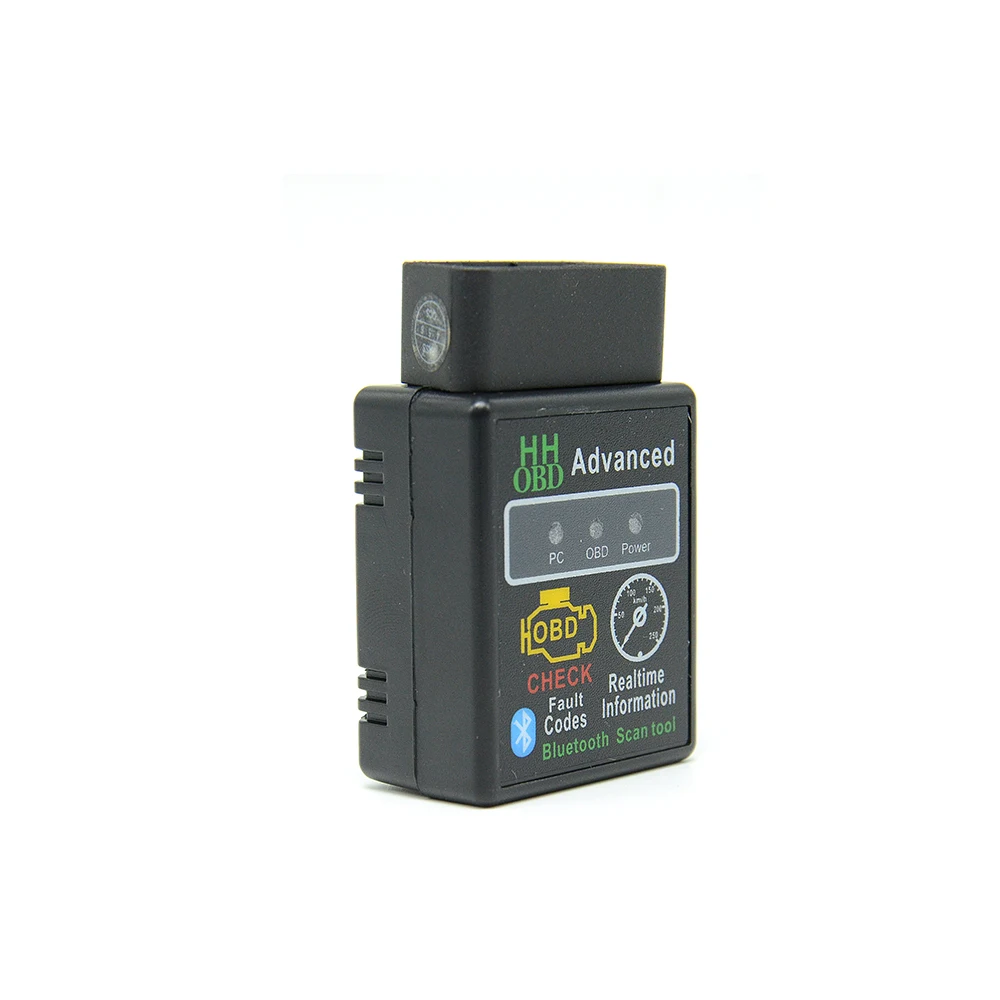 Мини Автомобильный диагностический сканер ELM327 V2.1 Bluetooth HH OBD Расширенный OBDII OBD2 ELM