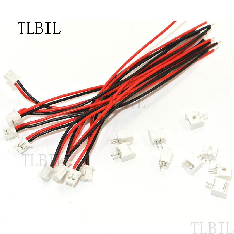 10 комплектов 1 25 мм PIN 2/3/4/5/6/Pin мужской и женский PCB разъем JST 2 Pin Прямая