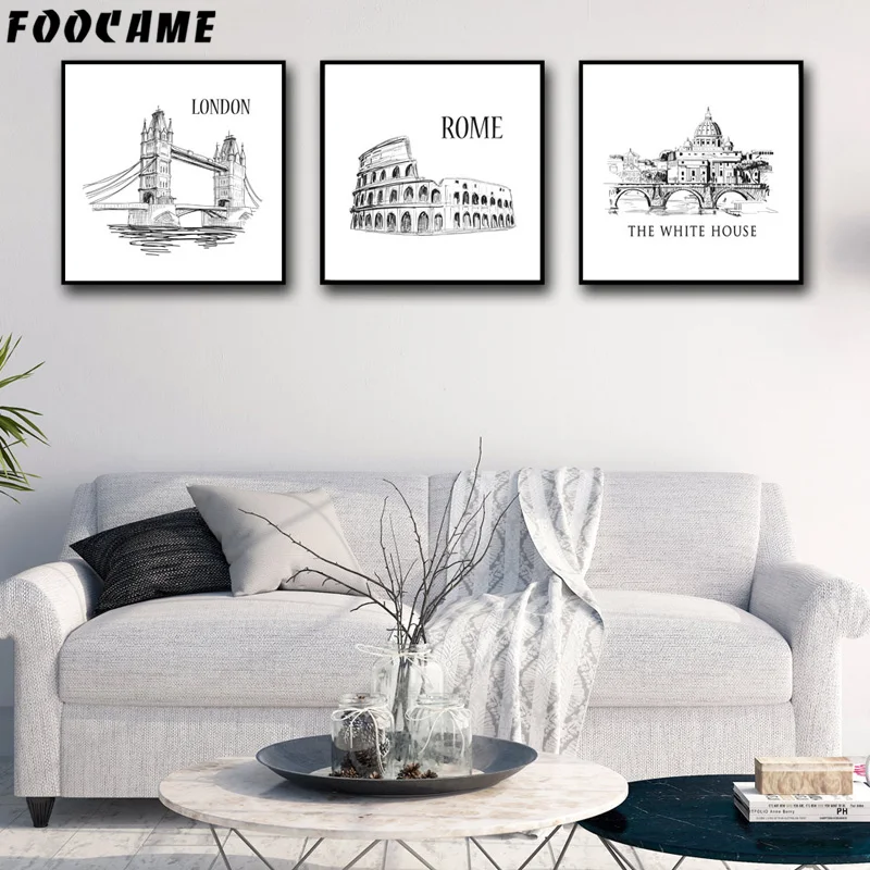 Архитектурный Колизей Сиднейский оперный театр минималистичные плакаты и