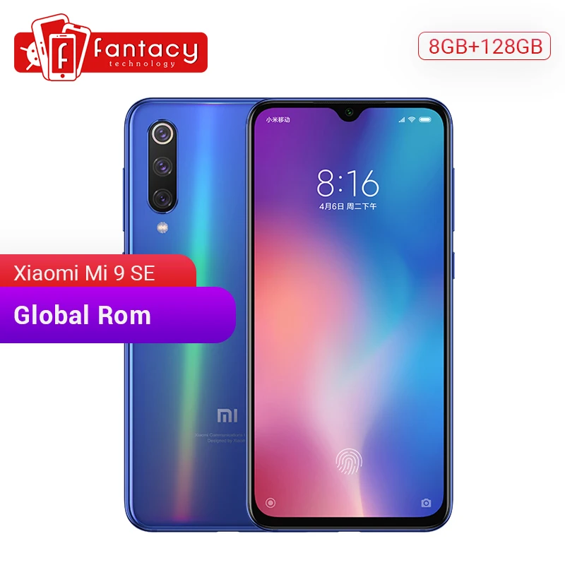 Xiaomi mi 9 SE 8 GB 128 Snapdragon 712 Octa Core 5 97 &quotAMOLED FHD дисплей смартфон 48MP тройные камеры