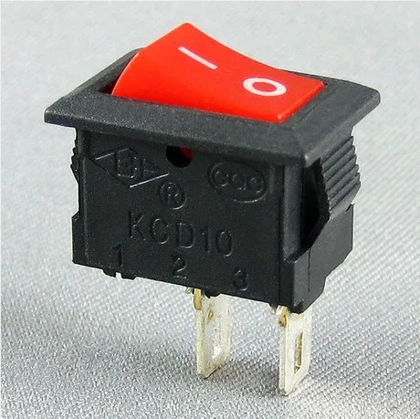 

On the Shanghai Wing Star ship switch KCD 10-11 2-foot power switch 2A 250V red no lights
