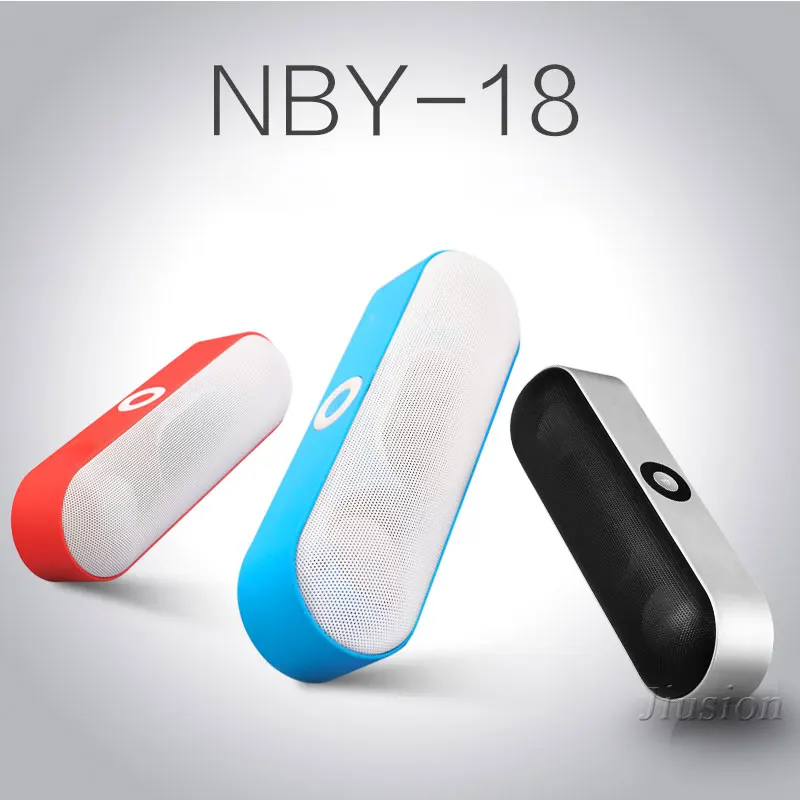 Портативный Bluetooth динамик NBY 18 стерео Бас двойной громкоговоритель Boombox Поддержка