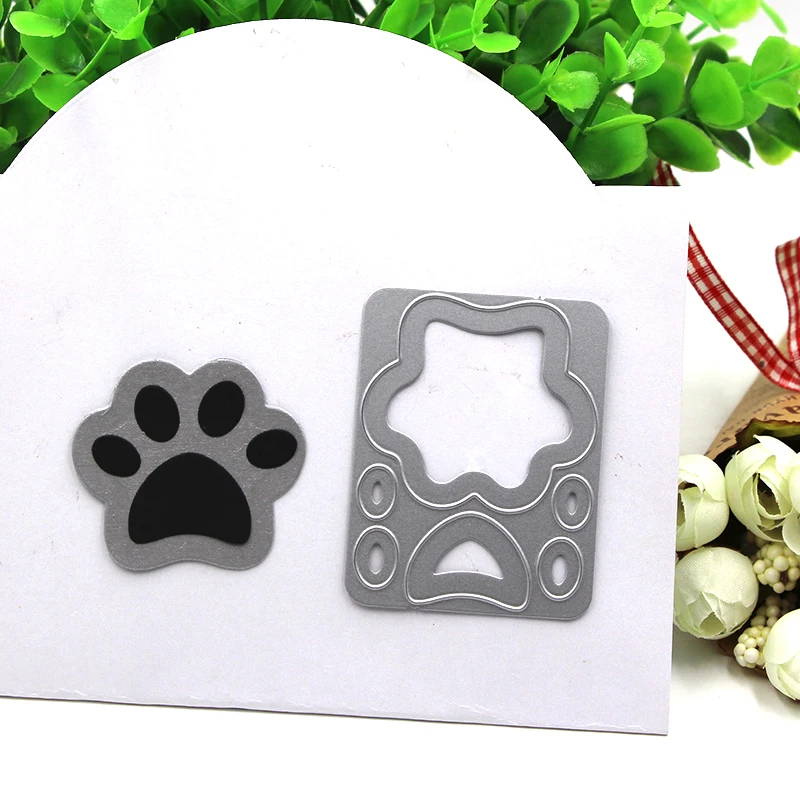 2020 NEW Zebra Footprint Metal Cutting Dies Stencils Template for Scrapbooking Card Album Embossing Decor DIY Crafts Gift | Дом и сад
