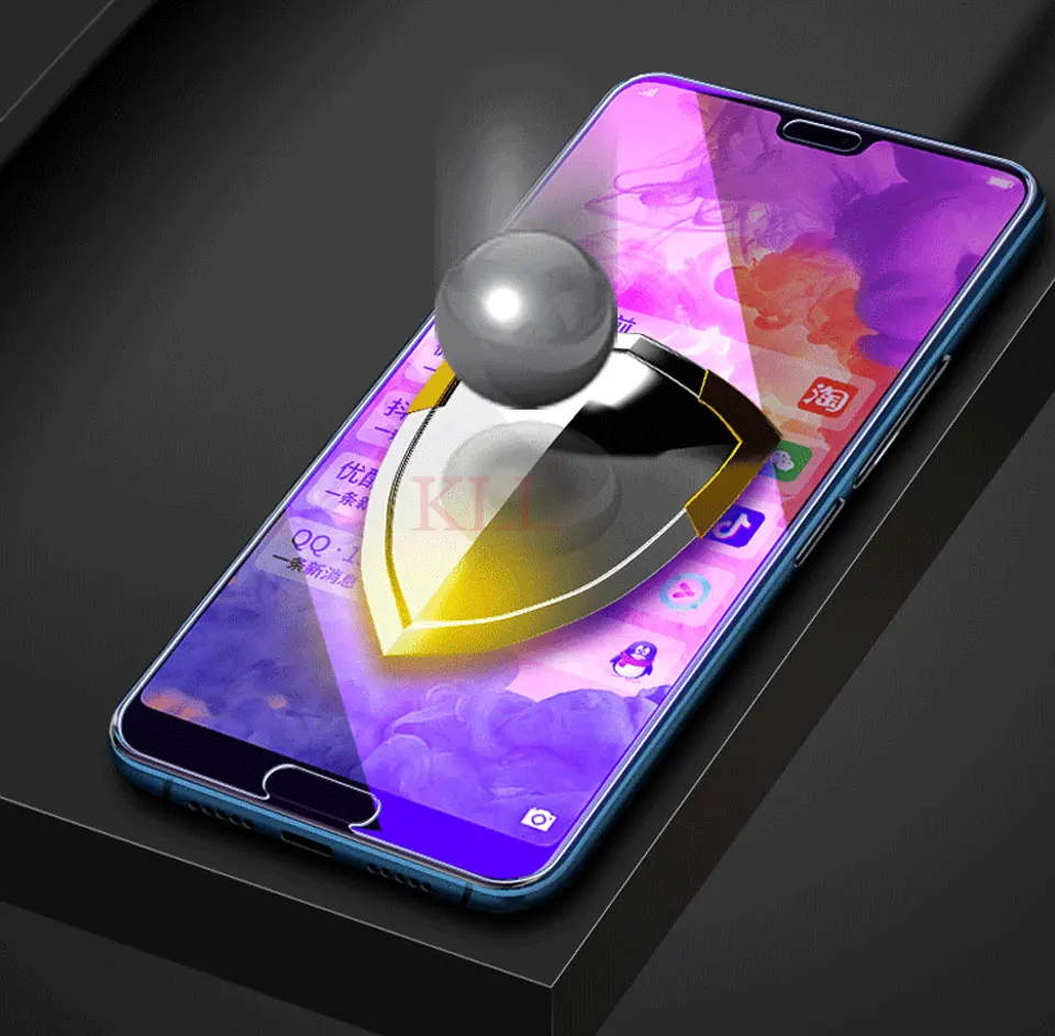 Анти-синий светильник, полное покрытие, закаленное стекло для huawei P20 Pro Nova 3i 3e 2s mate 10 Pro Honor 6a 7x 9i 8X Play 7, защита экрана