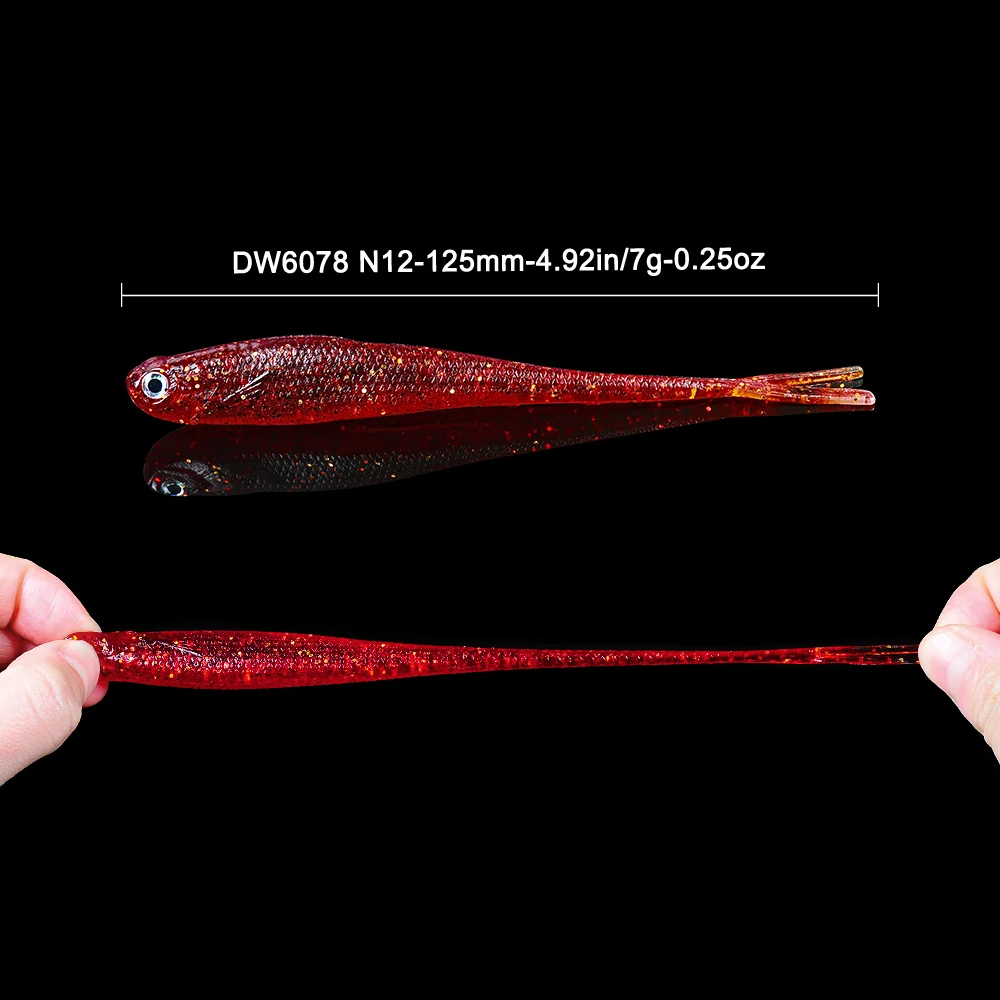10 шт./лот Рыбалка мягкие приманки 12 5 см 7g Softbaits рыболовные снасти кремния