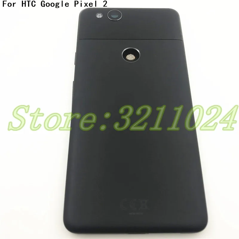 

Original New 5.0" For HTC Google Pixel 2 Pixel2 Metal Battery Back Rear Cover Door Housing Flash Cover +Power Volume Buttons