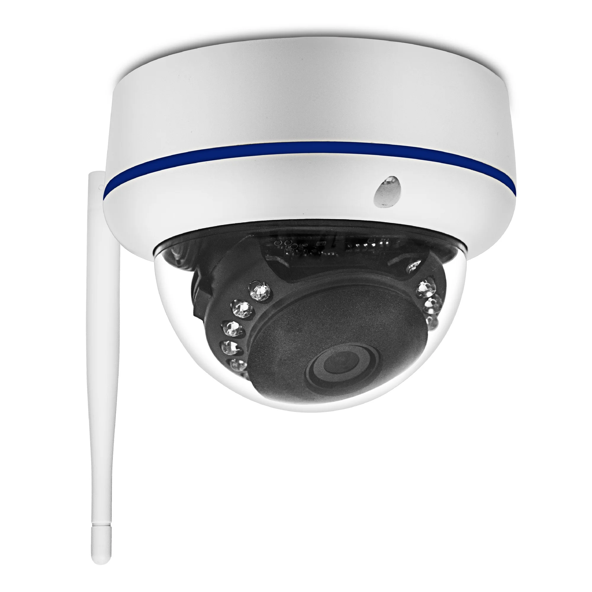 Встроенный микрофон динамик 5MP Wi Fi купольные камеры P2P управления для мобильных