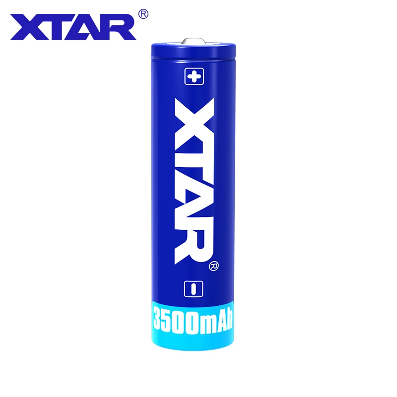 1 шт. Xtar аккумуляторная батарея 18650 3500 мАч 3 7 V защищенная предназначена для