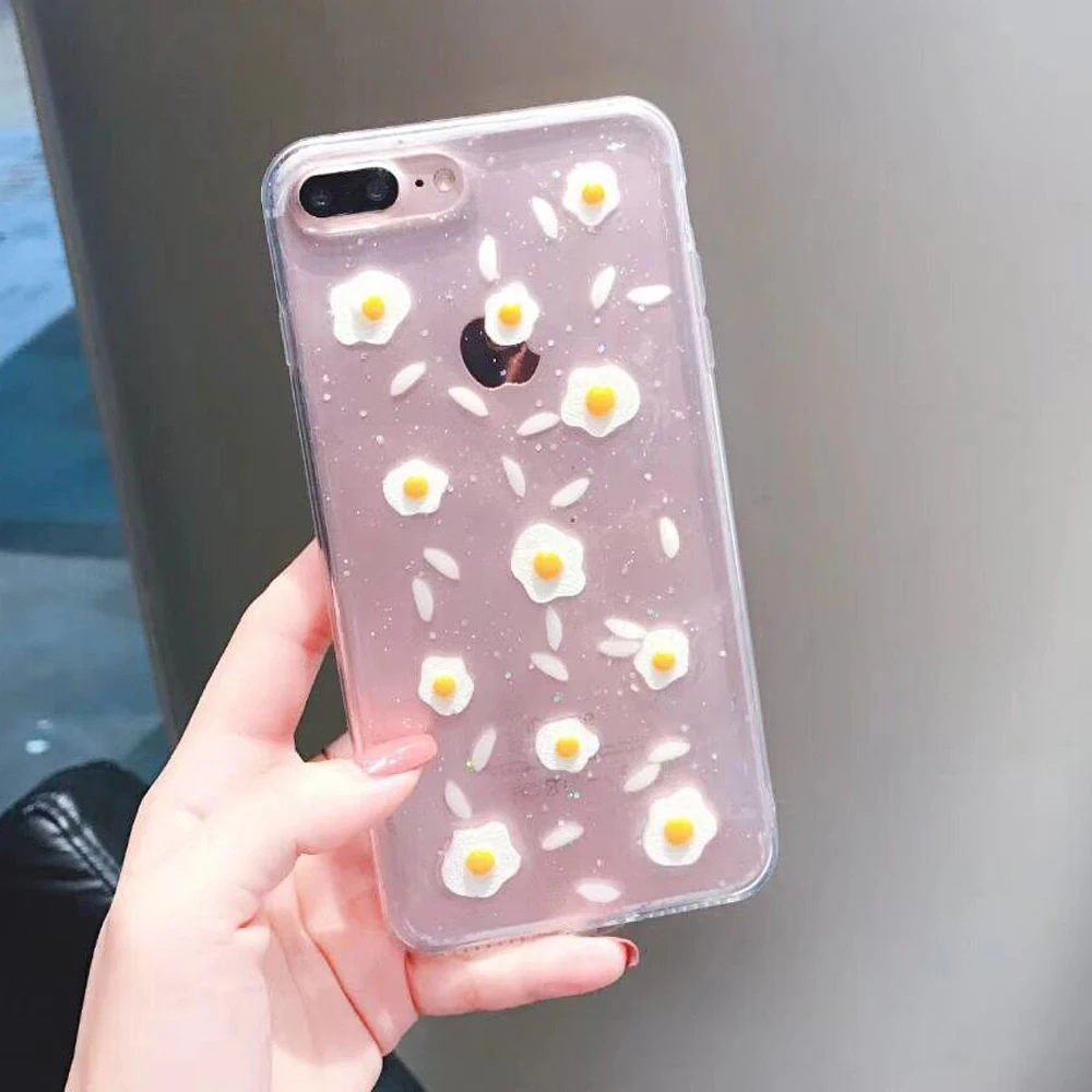 LOVECOM эпоксидный Мягкий ТПУ чехол для телефона для iPhone XS XR XS Max X 8 7 6 6S Plus модный прозрачный чехол для задней панели телефона чехол s Coque