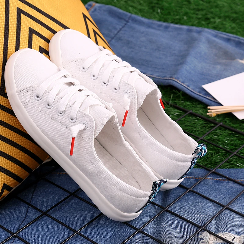 2018 модная парусиновая обувь женская для вулканизации Брендовая дышащая