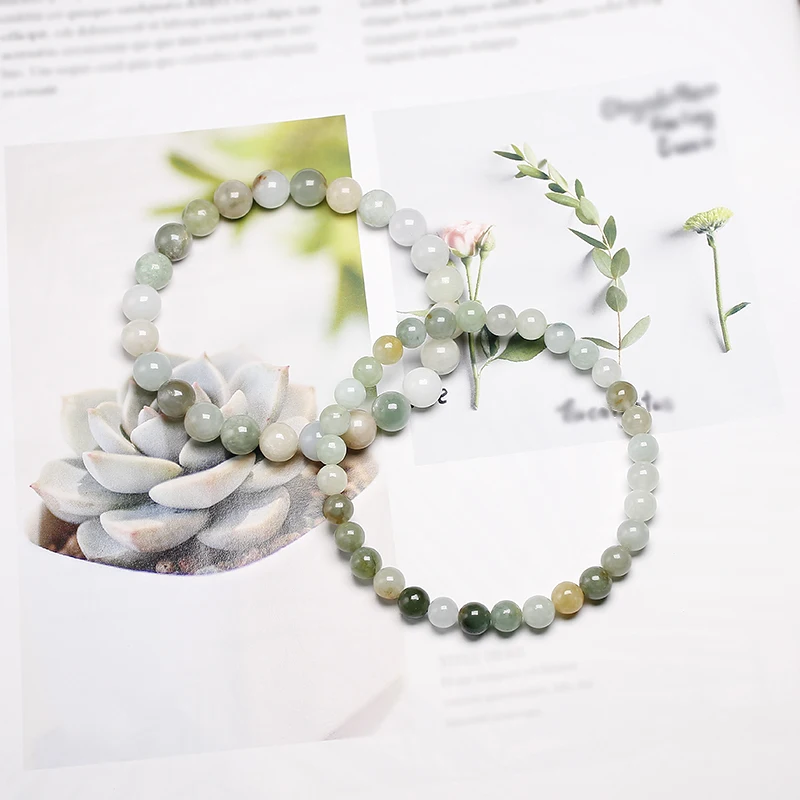 Натуральные натуральные изумрудные браслеты AAA из Мьянмы удачи амулет