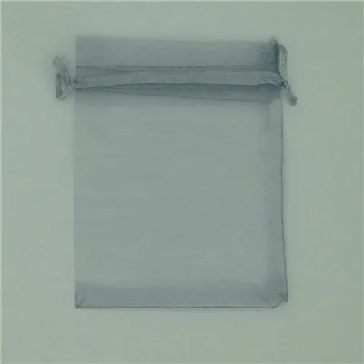 Grey Мешок из органзы 13x18 см стенд для ювелирных украшений Чехлы свадебный Рождественский подарок мешочки для украшений и пакетов 100 шт./лот - Цвет: Grey